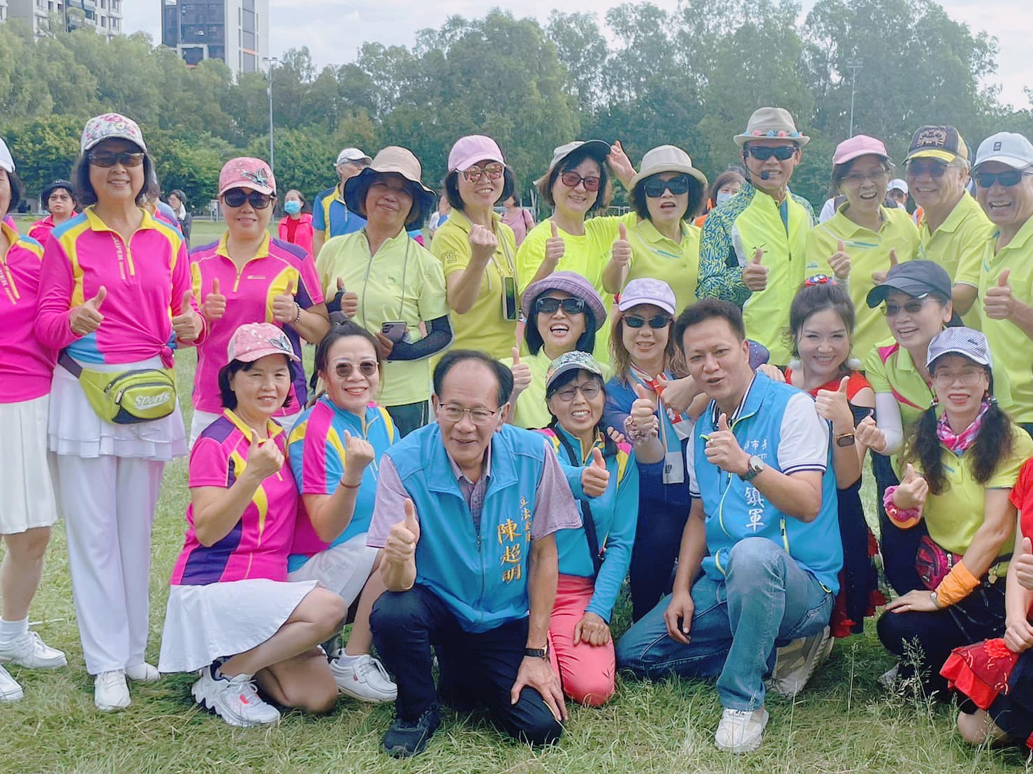 陳超明 感謝救國團夥伴的熱情，讓竹南運動公園充滿朝氣與活力！