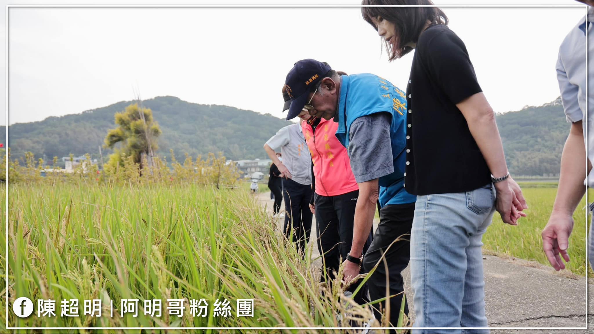 陳超明 接獲鄉公所反映後，今日下午緊急邀請農糧署、苗栗農改場、農金署赴現場現勘