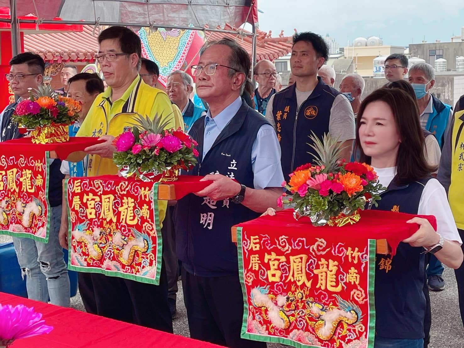 龍鳳宮 良辰吉時舉行大媽祖開光點眼儀式